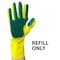 Popular Life Kleen Mitt Glove Refill, Medium Grade Scouring Pad, Green, Left Hand PL-MS-KMGG-7-RHRF-36 - alternate 2